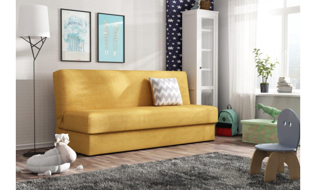 Összecsukható kanapé Arco sárga