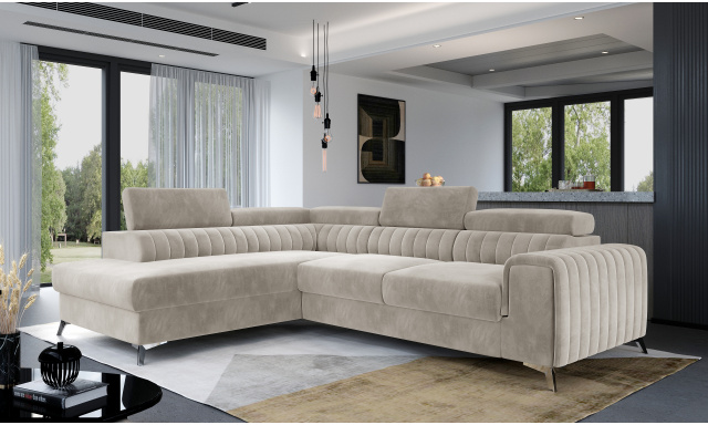 Modern kanapé Ledrano, bézs Paros