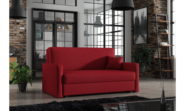 Összecsukható 3os Valle kanapé, piros