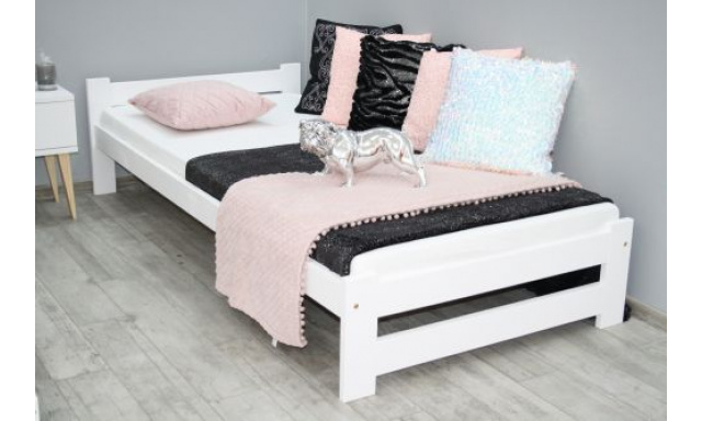 Masszív ágy Eska 90x200cm, fehér