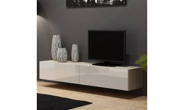 Modern TV asztal Igore 180, sonoma / fehér fényű