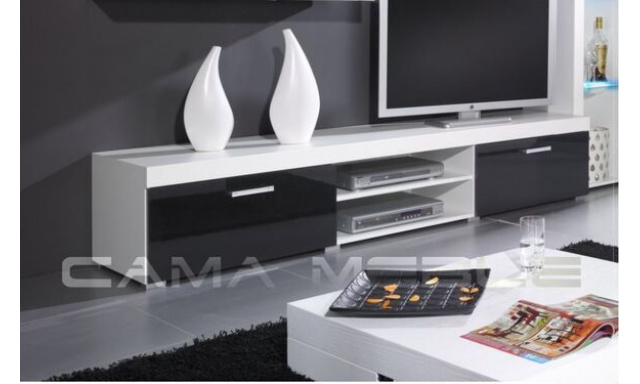 Ambala TV asztal 8 Dekor és: Dekor és Fehér / fekete
