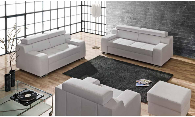 Otakar kanapé huzat DLM: Eco-bőr Loft huzat 1 fehér